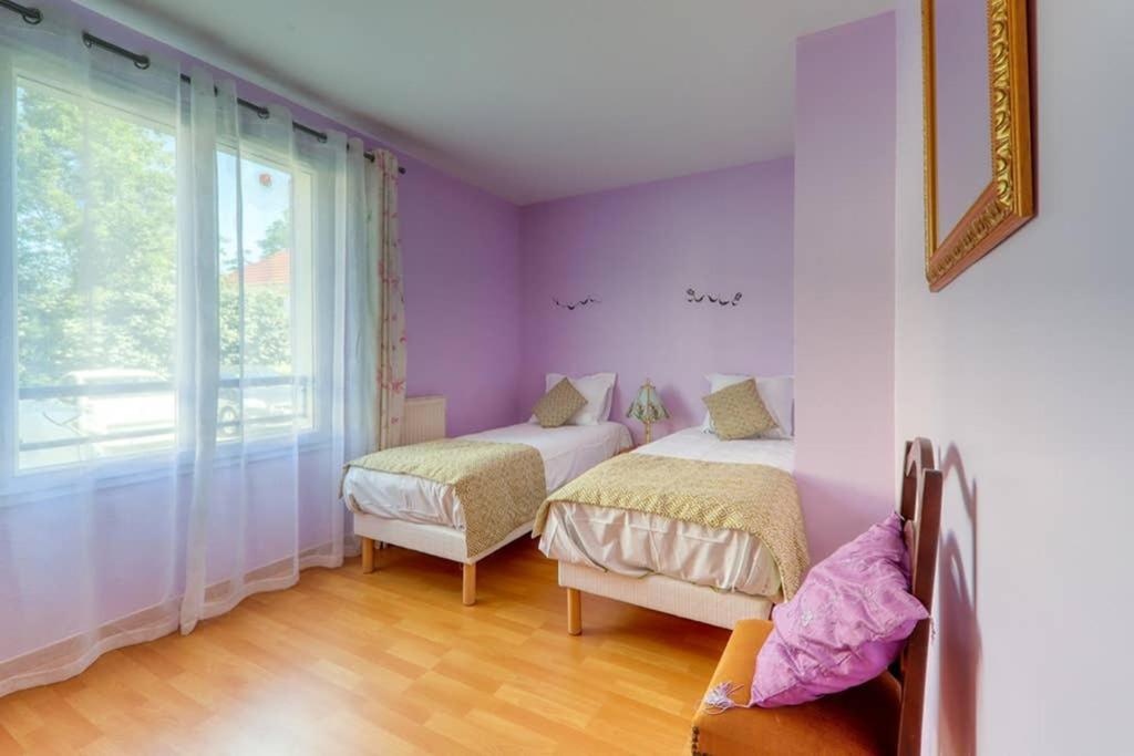 Amilly Park 6 Personnes 2 Chambres Pk Prive En Sous Sol Serris Exteriör bild